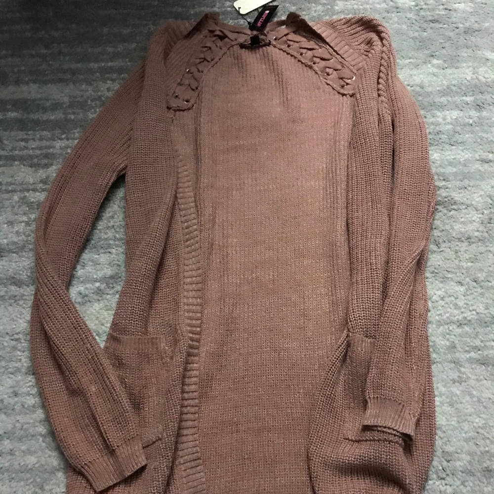 Long cardigan sweater